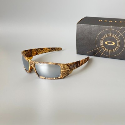 Oakley Gascan Polarized Sunglasses OO9014 Woodgrain Frame Grey Polarized Lens