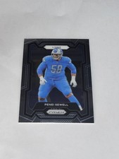 2023 Panini Prizm #103 Penei Sewell Silver Detroit Lions