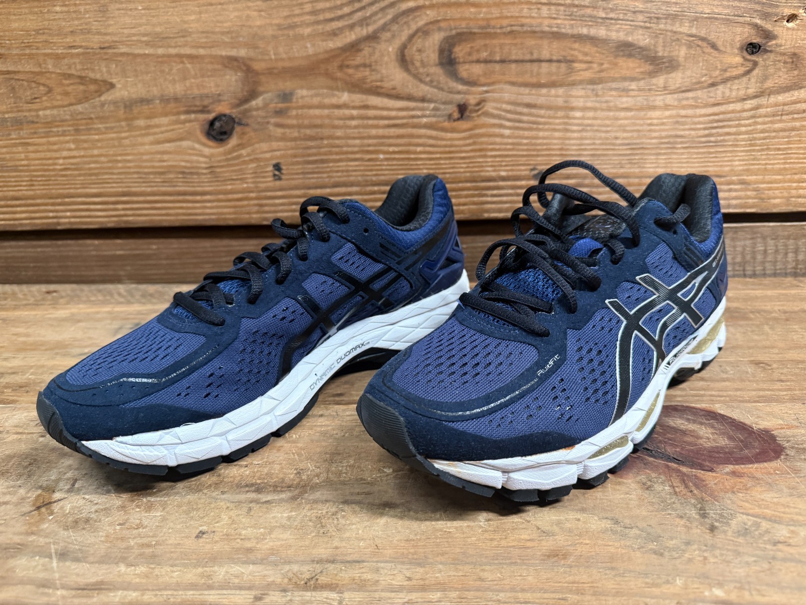 Asics Gel Kayano 22 Men Running Shoes Size 8.5 Mediterranean/Black/Silver NEW thumbnail 3