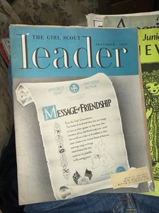 Vintage Girl Scout Leader Magazine Bagged. November 1950