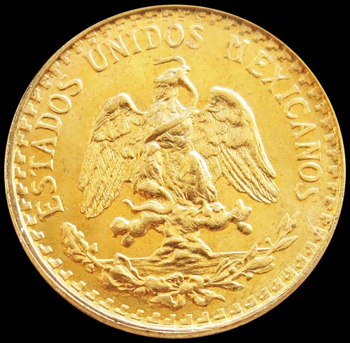 1945 GOLD MEXICO 2 PESOS COIN 1.666 GRAM UNCIRCULATED CONDITION MEXICO CITY MINT