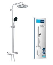GROHE Vitalio Start 250 – Exposed Thermostatic Shower with Aquadimmer Function (