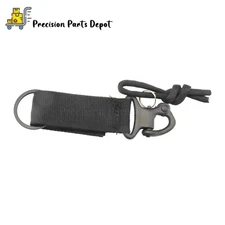 EDC Belt Hooks Tactical For Molle Carabiners Nylon Webbing Key Ring Holder