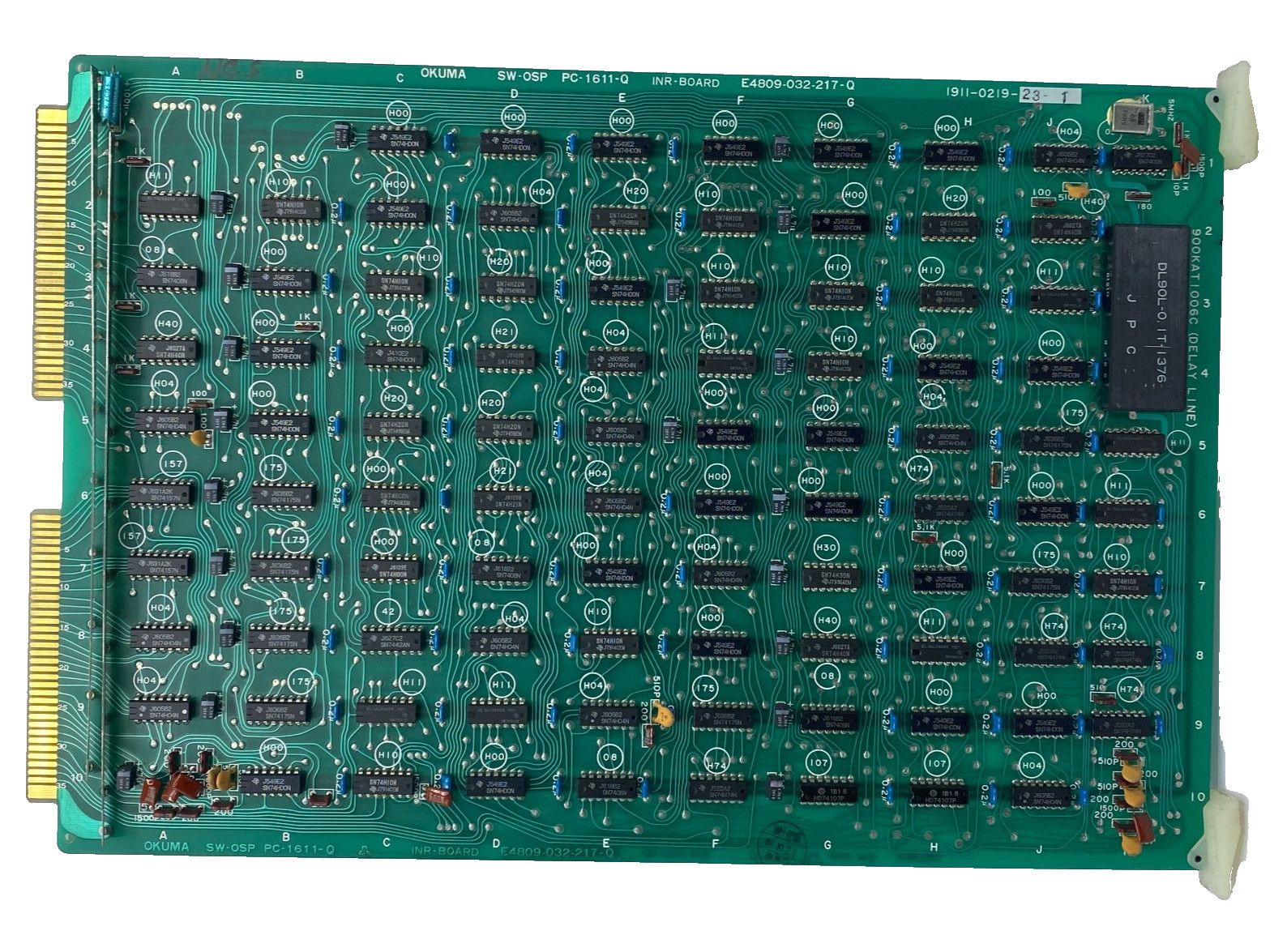 OKUMA INR-BOARD SW-OSP PC-1611-Q E4809-032-217-Q CIRCUIT BOARD E4809032217Q