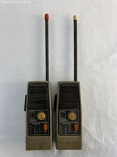 Vintage GE General Electric Walkie Talkie Pair Model 3-5954 Starcode - UNTESTED