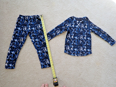 Terramar ClimaSense 4.0 Ski Base Layer Set Youth Kids Child Size XS Excellent!!!