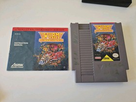 Nintendo NES WURM Journey To The Center Of The Earth. Boxed With Manual. NTSC
