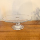 Tiffany & Co Clear Crystal Windham Octagon Cake Stand 12"x4.25" — photo 1