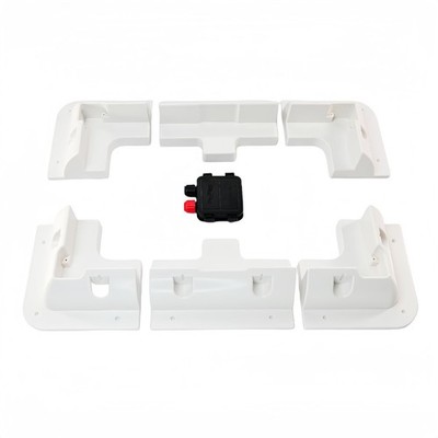 7PCS Solar Panel Mounting Brackets Kit for RVs, Vans, Boats & Sheds - Flat Roof