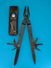 Leatherman PST Black Multi-Tool Nylon Sheath Retired Collectible USA