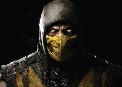 Mortal Kombat X Scorpion Poster Druck Gaming Bild Xbox PS4 PS5 PC A1 A2 A3