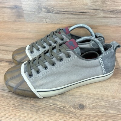SOREL Sentry Low Top Canvas Rubber Toe Sneakers Size 10 US Shoes