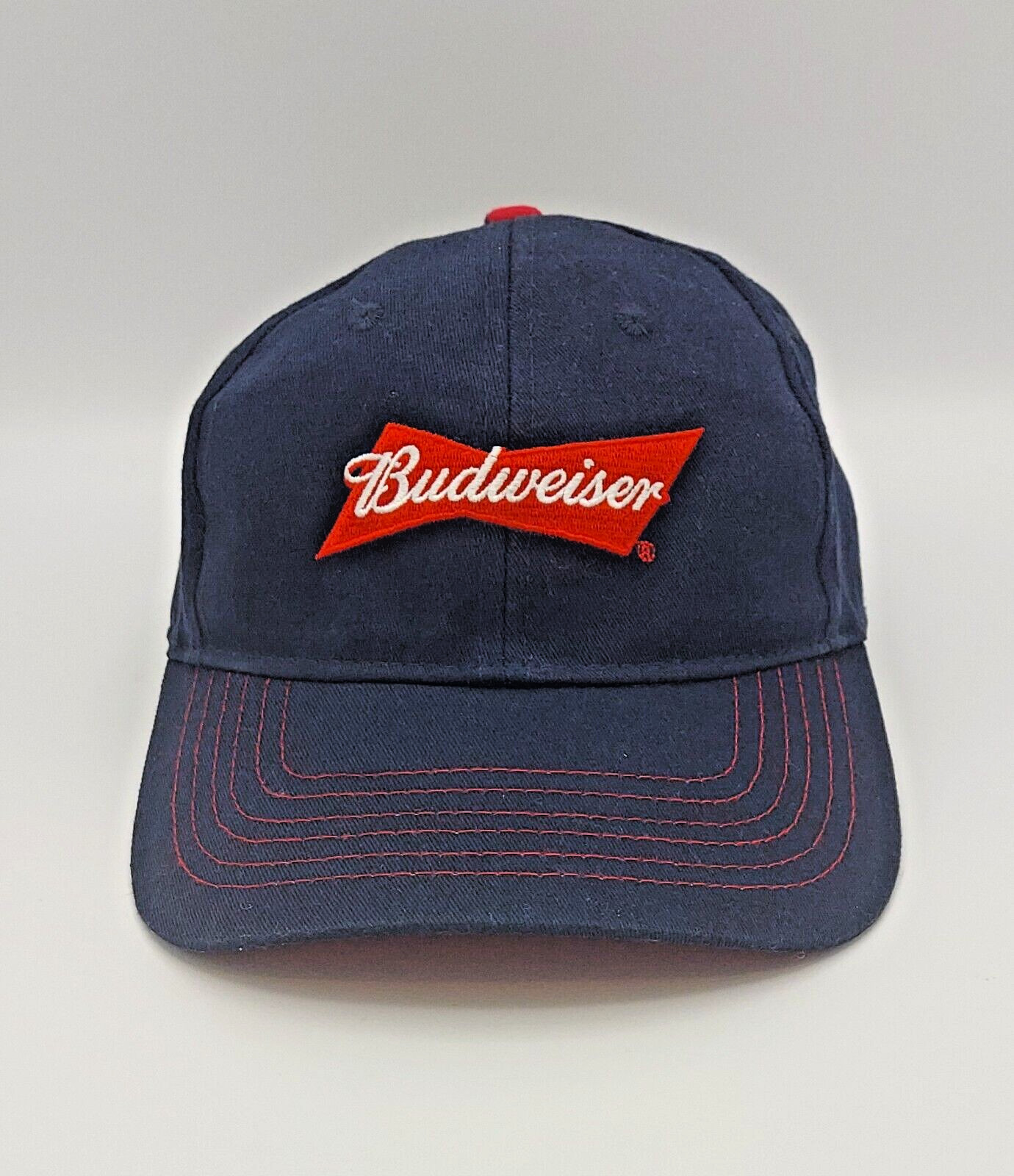 Budweiser Logo Strapback Hat Baseball Cap Beer Ad… - image 1
