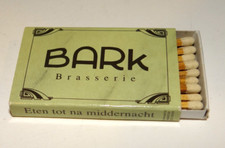 BARK BRASSERIE Restaurant Matchbox Matches Amsterdam Netherlands Vintage