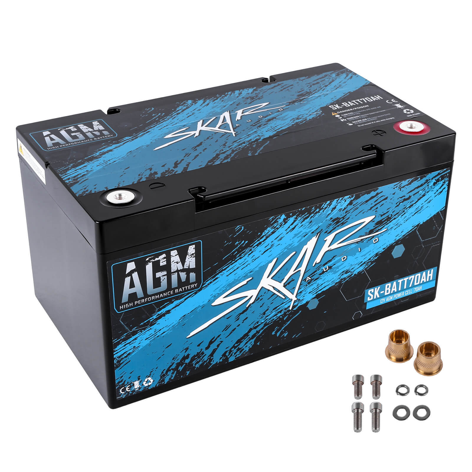 NEW SKAR AUDIO 12V 70Ah AGM HIGH PERFORMANCE CAR AUDIO BATTE