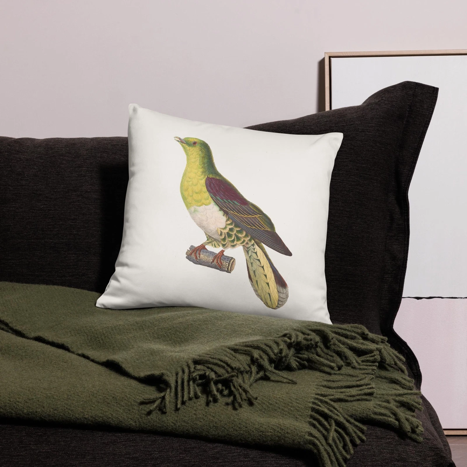 Throw Pillow Case Bird 22