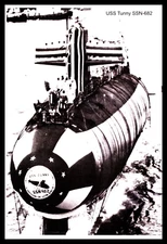 Postcard USS Tunny SSN-682 LP1