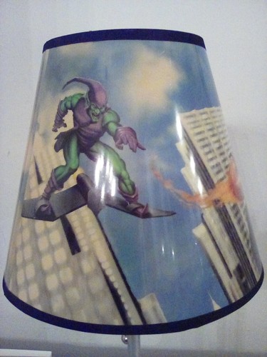 Marvel Spider Sense Spiderman kid's stick lamp pull switch table lamp - Picture 3 of 5