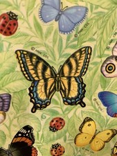 3 Vintage 80s Hallmark BUTTERFLIES BUTTERFLY Sticker Sheet Sheets