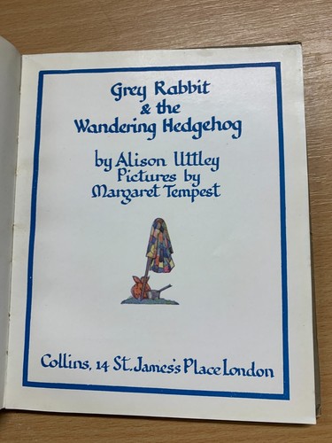 1949 ALISON UTTLEY GREY RABBIT & THE WANDERING HEDGEHOG HARDBACK BOOK (P2) - Picture 4 of 15