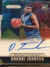 2015-16 Prizm Dakari Johnson Rookie Signatures Autograph Card - Thunder