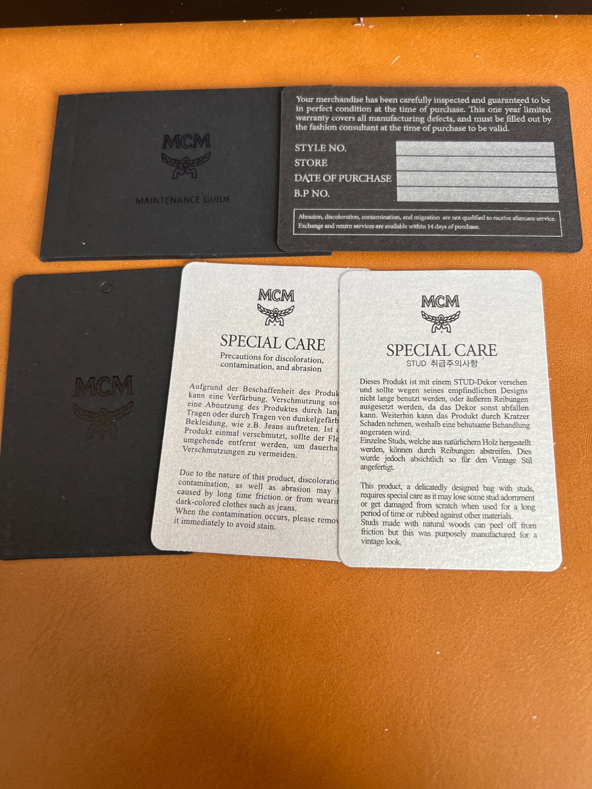 MCM Studs Backpack Rucksack Logogram MMK5SVE18CO0… - image 22