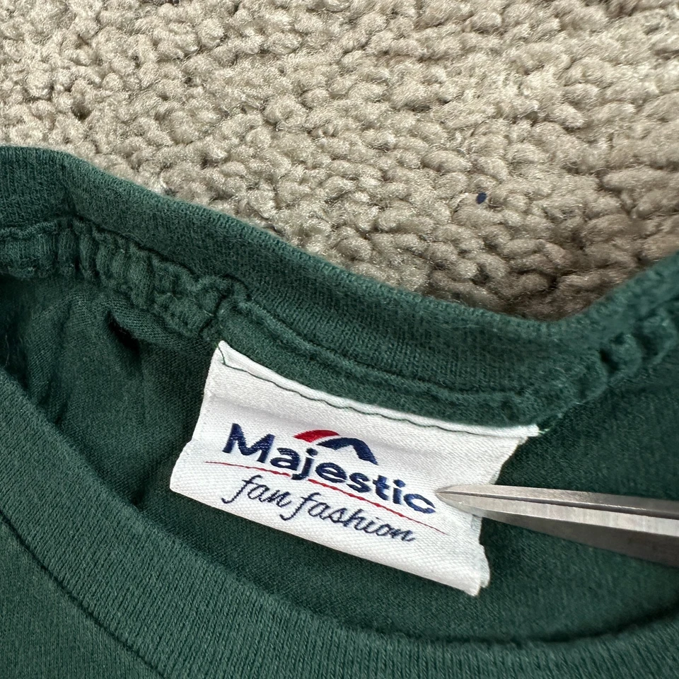 Рубашка женская Green Bay Packers маленькая зеленая белая глина Matthews %52 Majestic - Изображение 4 из 4