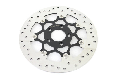 #ad Harley Brake Disc Rotor XL FXST FLRT Stainless Black 11.8quot; V Twin 23 0233 Y1 $185.40