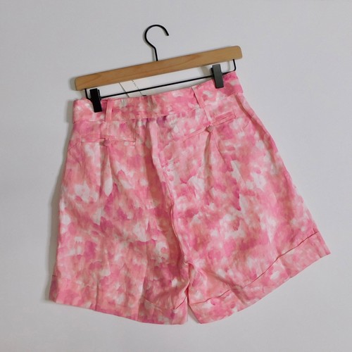 ¡¡NUEVO CON ETIQUETAS!! Pantalones Cortos Revolve FAITHFULL THE BRAND Les Deux Rosa Roos Tie Dye Lino Talla 4 - Imagen 9 de 21