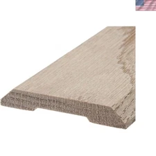 Elegant Clear Oak Saddle Threshold - Dust & Draft Barrier for All Door Types