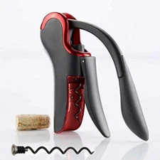 KEISSCO Wine Opener Compact Vertical Corkscrew Bottle with Red 