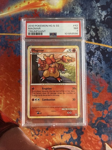 Magmar graded PSA 7 for sale on eBay