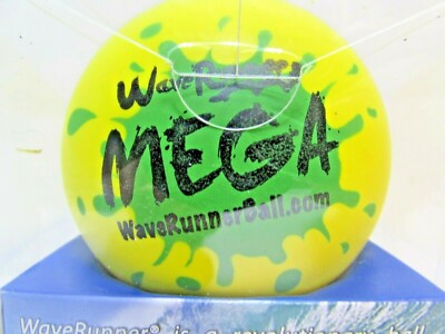 NEW WaveRunner #1 Mega Water Skipping Ball 3.5'' Yellow POOL LAKE BEACH FREE SHIP