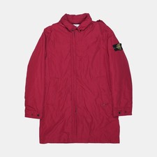 Stone Island Puffer Jacket / Size L / Womens / Red / Polyester