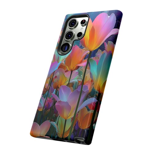 Iridescent Tulip Flowers - Phone Cover Case for iPhone, Galaxy, Pixel - 第 243/281 張圖片