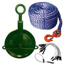 Gin Wheel + 18mm Polypropylene  with Swivel Hook & Toggle Ties 10m to 50 metres