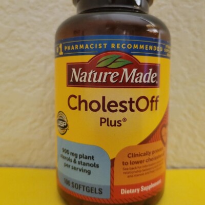 Nature Made Cholestoff Plus Dietary Supplement  100 Softgels  900 mg New Sealed