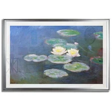 Water Lilies, Evening Effect, 1897 By Claude Monet Fine Giclee Prints Wall Ar...