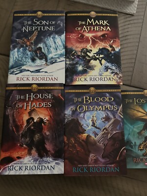 percy jackson hardcover 1st edition Books 1-5