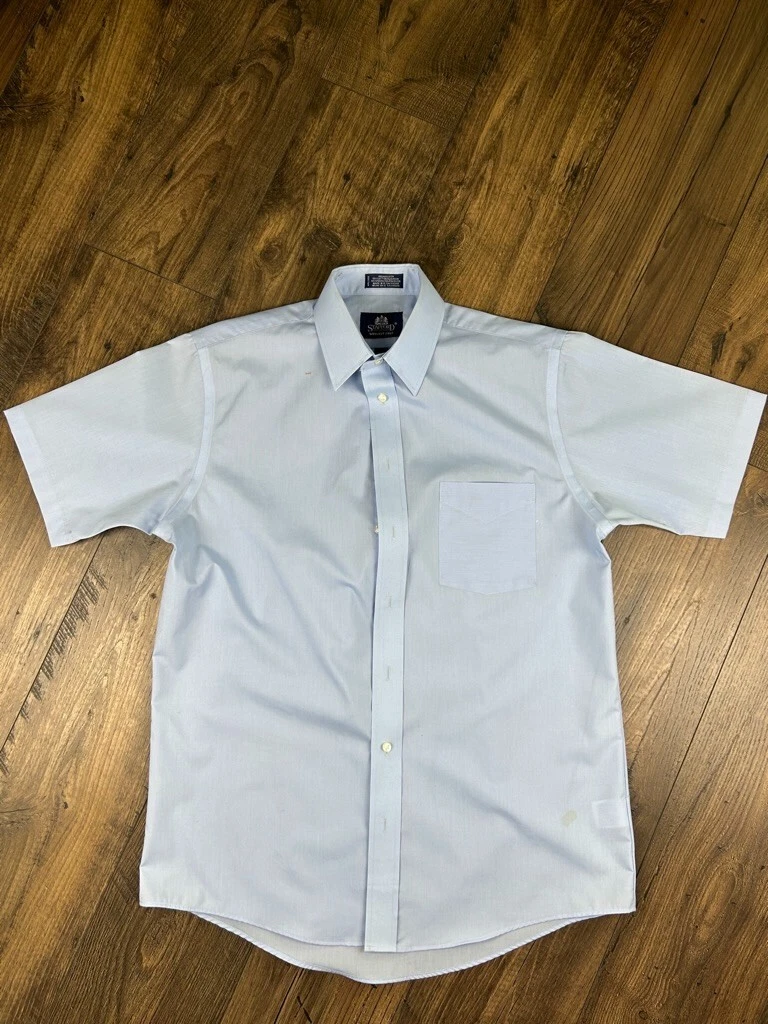 Stafford short sleeve 2025 dress shirts