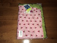 Kickee Pants Bamboo Ruffle Toddler Blanket Lotus Watermelon New