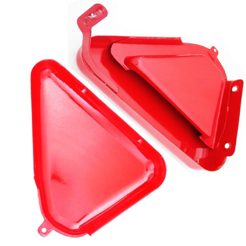 Pour Norton Commando Roadster 850 Panneau Latéral Acier Rouge Peint ECS - Photo 4/9