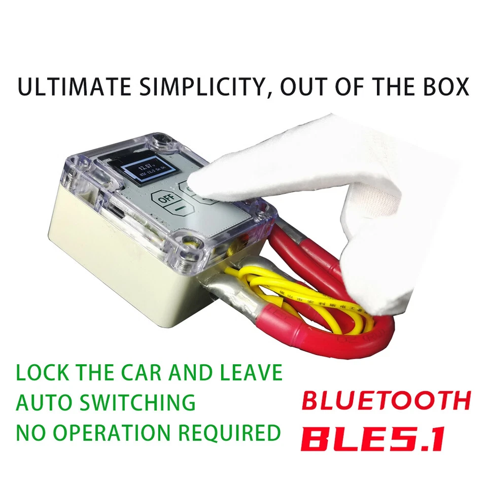 Interruptor de apagado maestro de desconexión de batería de automóvil control remoto # Foto 3 de 4