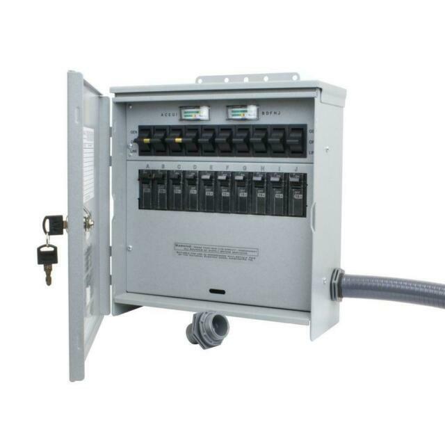 Reliance R310A Pro 7500W 30A 10-Circuit Outdoor Transfer Switch