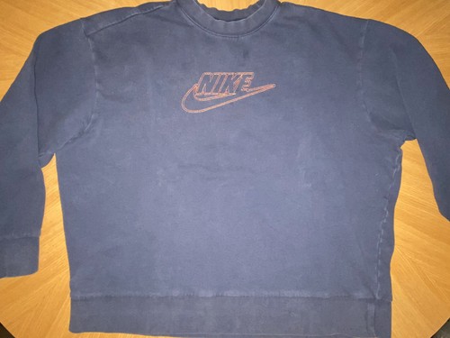 Vintage Nike Crew Neck Navy Sweatshirt 