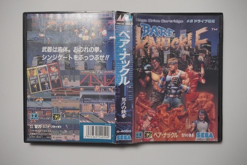 Sega Mega Drive Bare Knuckle boxed Japan MD game US Seller - Picture 2 of 4