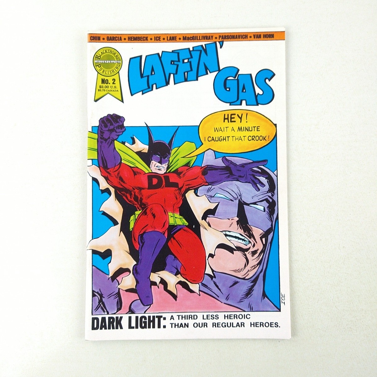 Laffin Gas #2 Batman Parody VF/NM (1986 Blackthorne Comics) | eBay