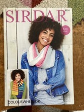 Women’s Knitting Patterns DK Easy Knit Scarf & Snood One Size Sirdar 8034