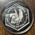1oz 999 silver Hexagon Round