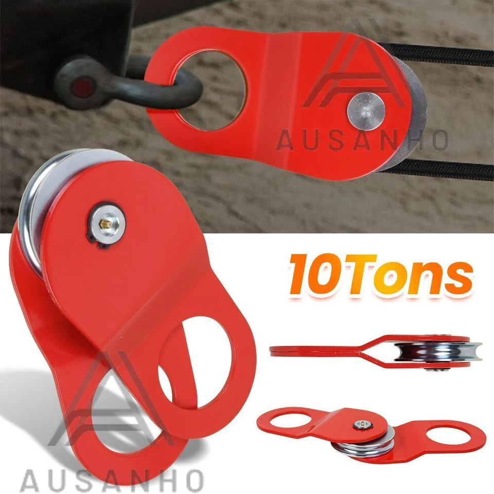 Seilwinde Umlenkrolle Seilzug Stahl bis 10T Forstseilwinde Seilrolle Heberolle - Bild 2 von 4